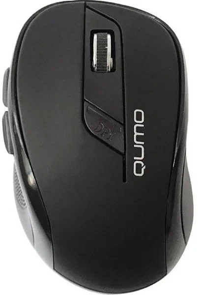 Мышь беспроводная Qumo Office Line Black M78 черный, 1600 dpi, радиоканал, USB, кнопки - 6