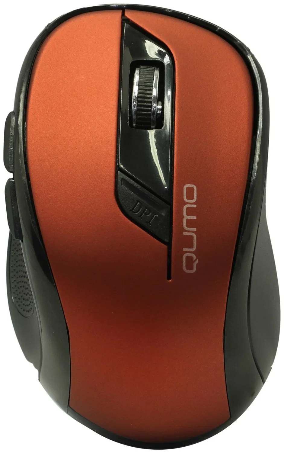 Мышь беспроводная Qumo Office Line M62 красный, 1600 dpi, радиоканал, USB, кнопки - 6