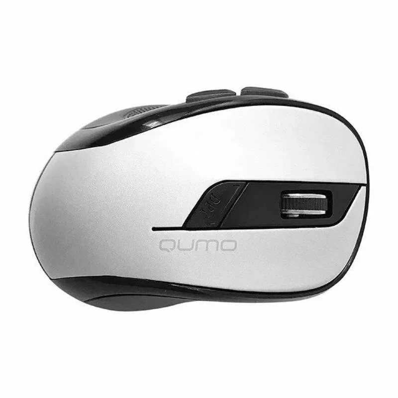 Мышь беспроводная Qumo Office Line M79 белый, 1600 dpi, радиоканал, USB, кнопки - 6