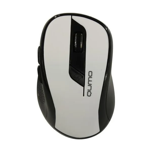 Мышь беспроводная Qumo Office Line M79 белый, 1600 dpi, радиоканал, USB, кнопки - 6