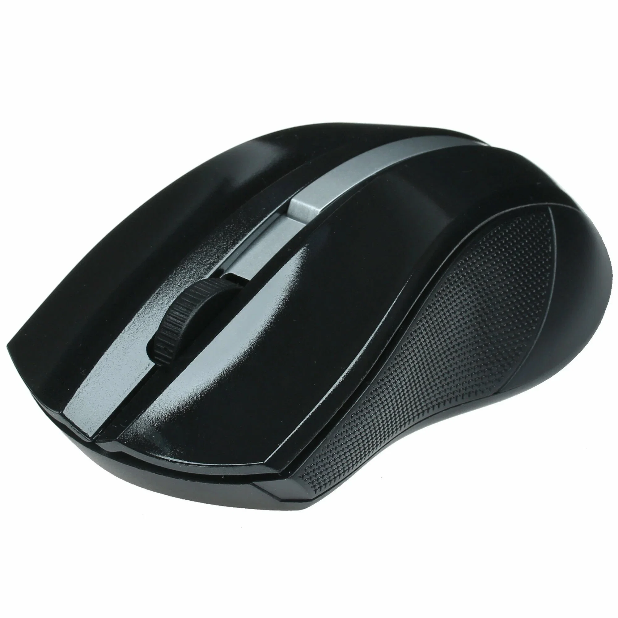 Мышь беспроводная Qumo Office M15 Style черный, 1000 dpi, радиоканал, USB, кнопки - 3