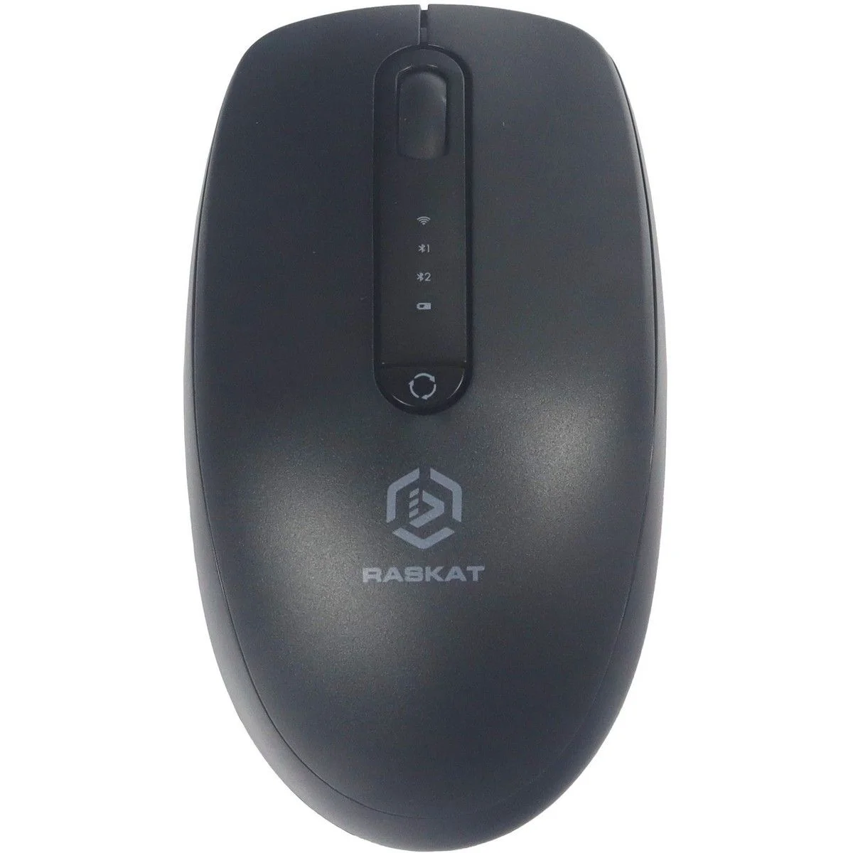 Мышь беспроводная Raskat M002WBR черный, 1600 dpi, радиоканал, Bluetooth, USB, кнопки - 4