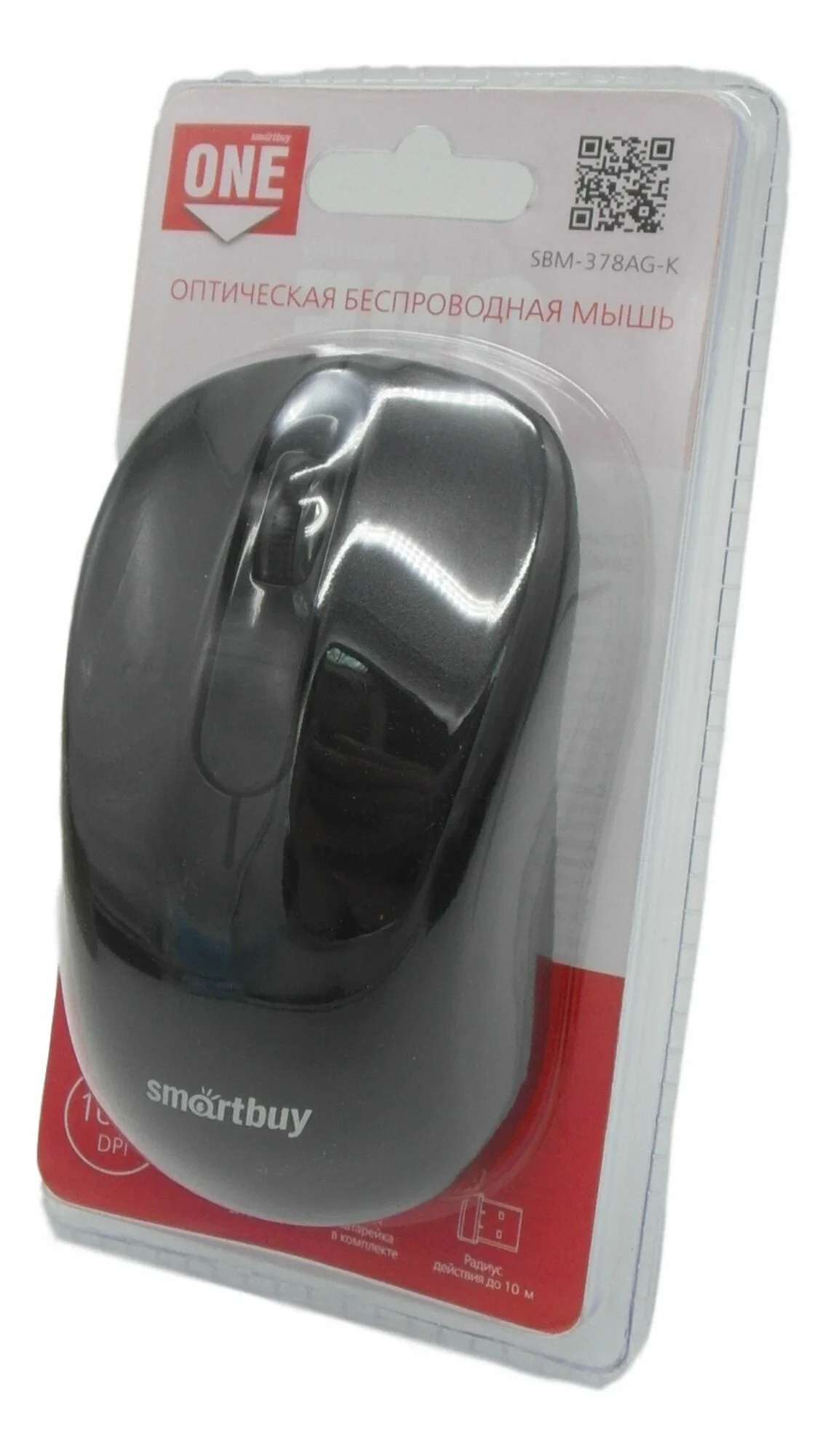 Мышь беспроводная Smartbuy ONE 378 черная SBM-378AG-K