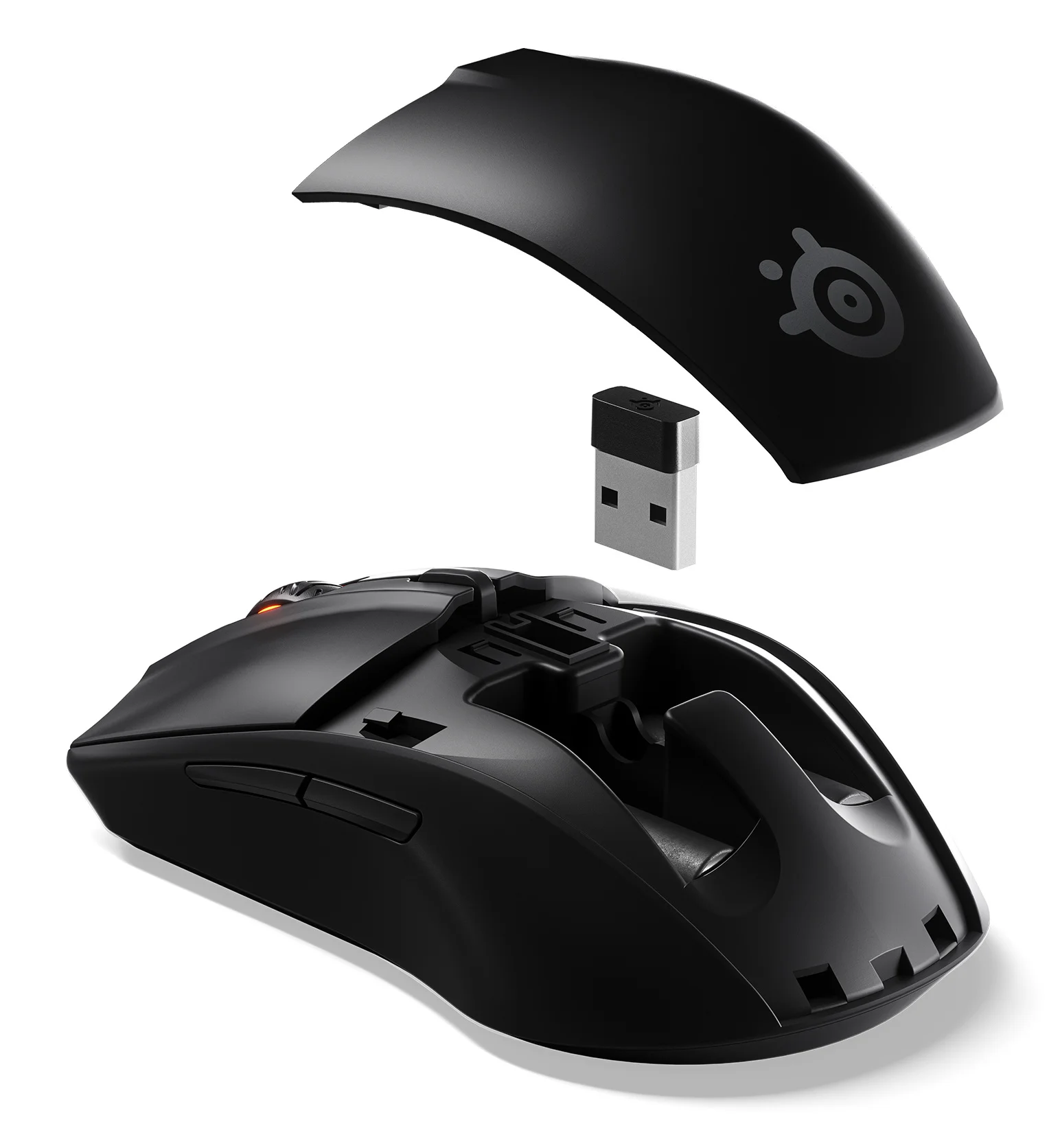 Мышь беспроводная SteelSeries Rival 3 черный, 18000 dpi, радиоканал, Bluetooth, USB, кнопки - 6