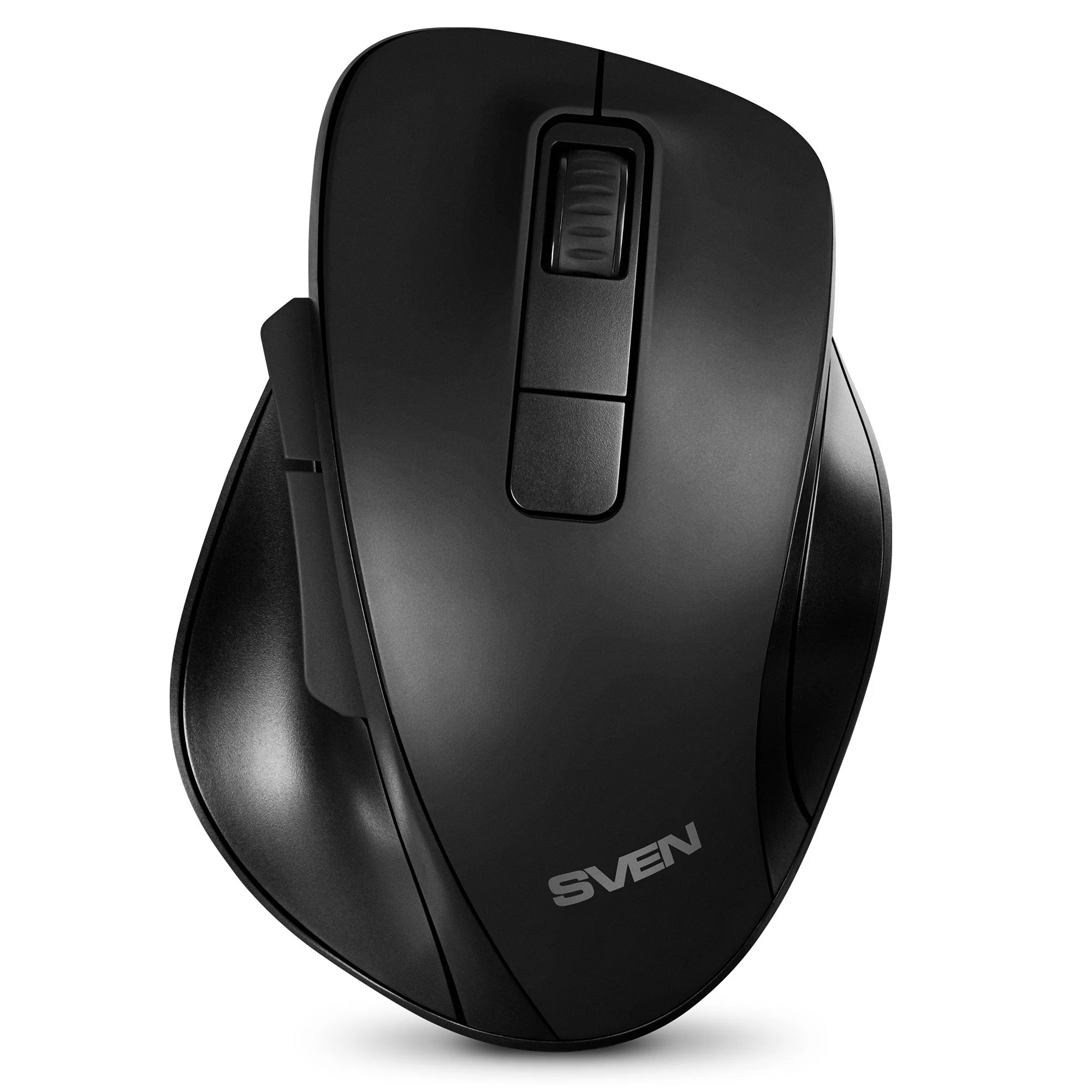 Мышь беспроводная SVEN RX-525SW черная (бесшумн. кл., 5+1кл. 600-1400DPI, Soft-touch, блист.)
