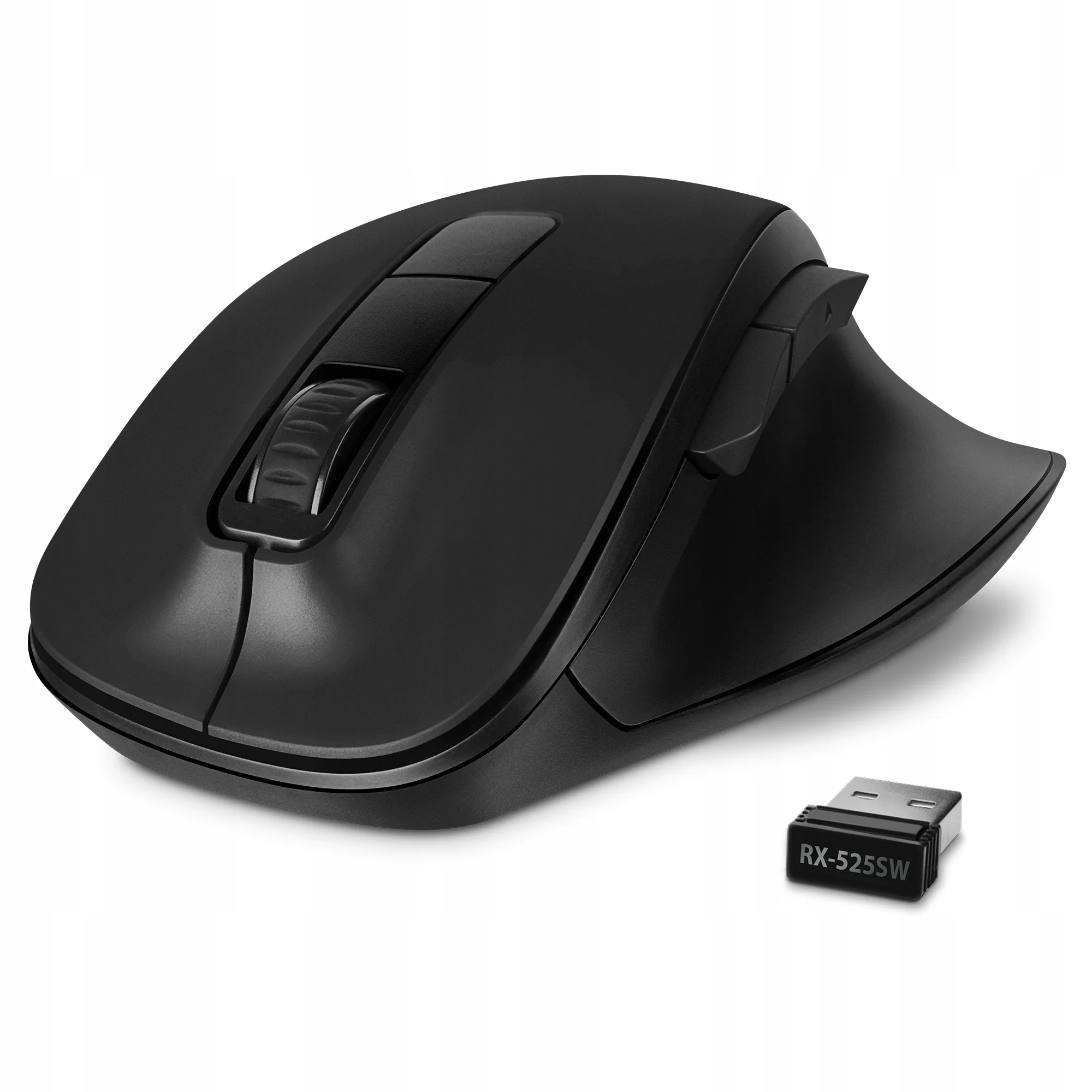 Мышь беспроводная SVEN RX-525SW черная (бесшумн. кл., 5+1кл. 600-1400DPI, Soft-touch, блист.)