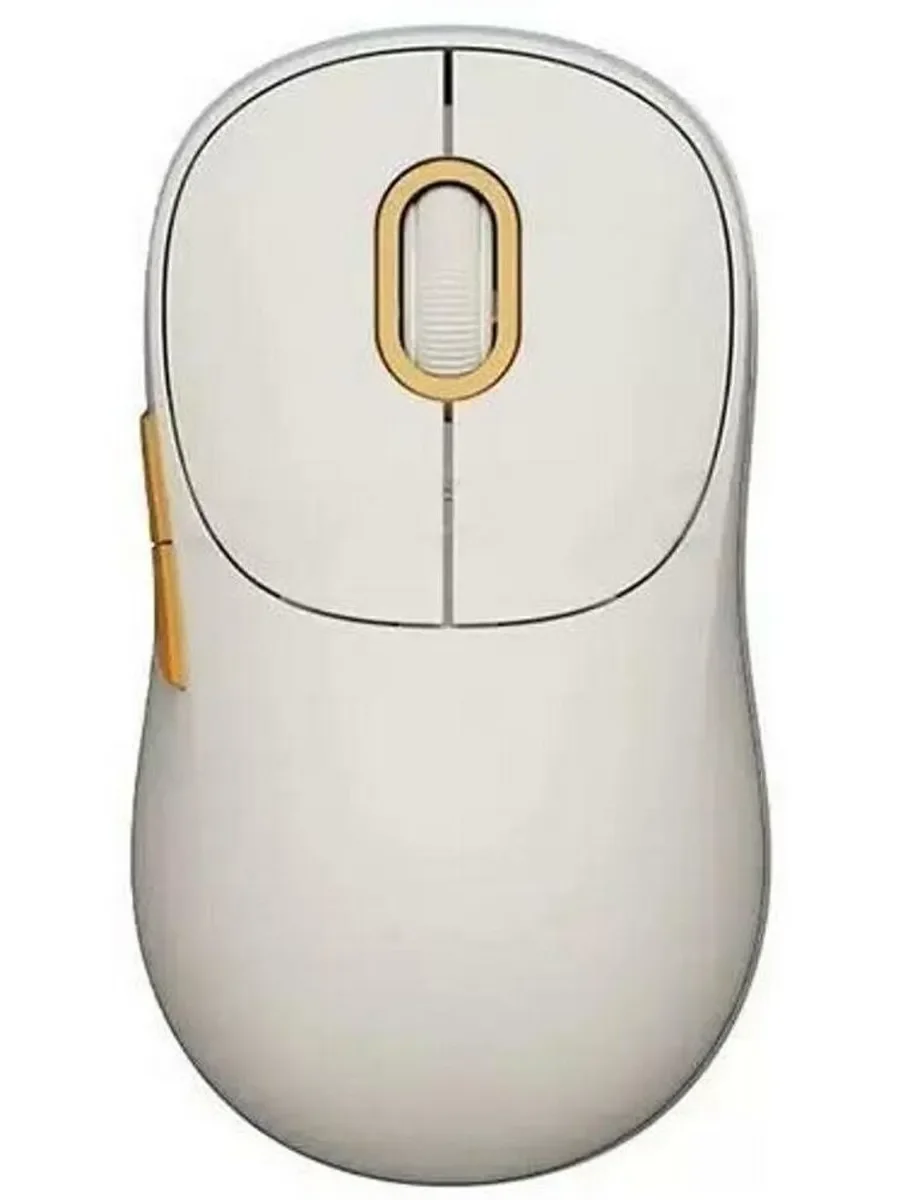 Мышь беспроводная Xiaomi Wireless Mouse 3 белый, 1200 dpi, радиоканал, Bluetooth, USB, кнопки - 5