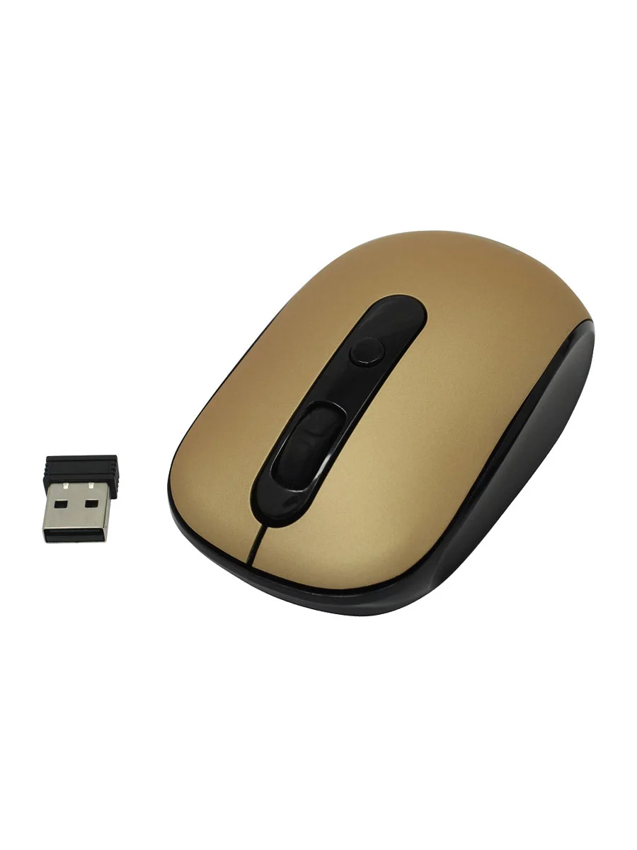 Мышь беспроводная беззвучная Smartbuy ONE 262AG бронза, 40 SBM-262AG-O