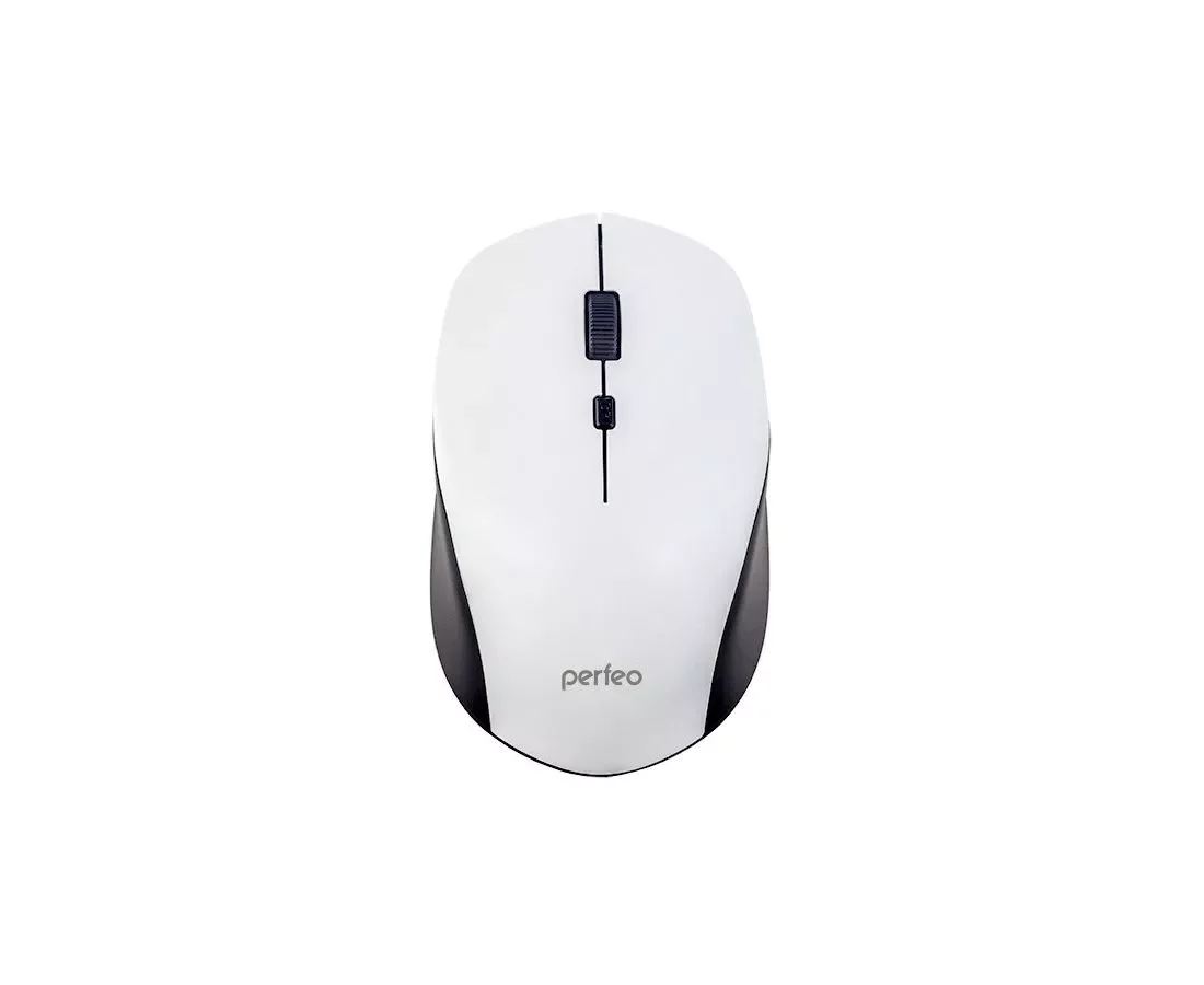 Мышь беспроводная оптическая Perfeo "STRONG", 4 кн, DPI 800-2400, USB, белая PF_A4771