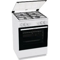 Плита комбинированная Gorenje GK6A20WF белый, конфорок 4 газовых, духовка 65 л, 60 см x 85 см x 60 см