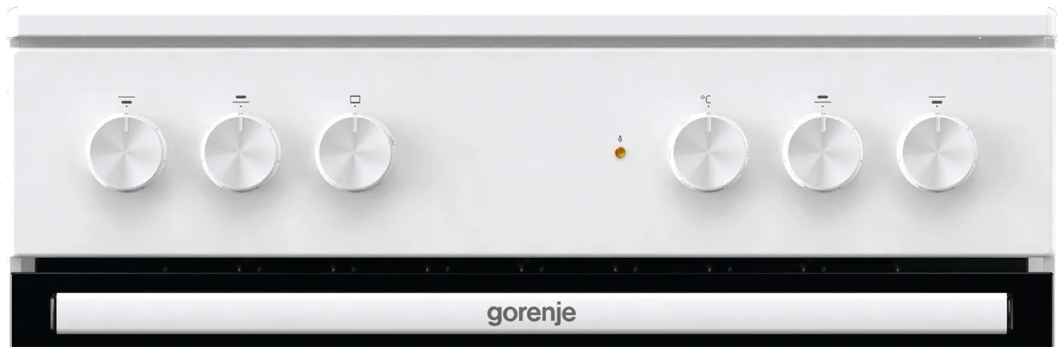Плита электрическая Gorenje GEC6A11WG белый, конфорок 4 шт, духовка 65 л, 60 см x 85 см x 60 см