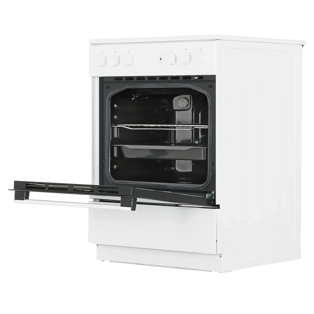 Плита электрическая Gorenje GEC6A11WG белый, конфорок 4 шт, духовка 65 л, 60 см x 85 см x 60 см