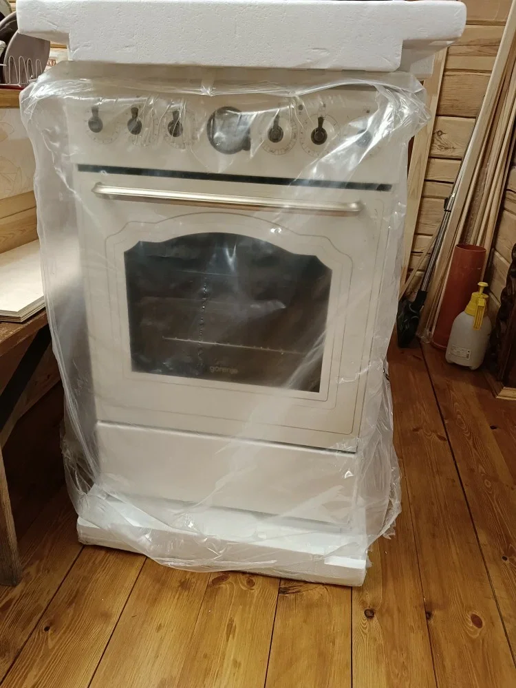 Плита электрическая Gorenje GECS5B70CLI бежевый, конфорок 4 электрических, духовка 70 л, 50 см x 85 см x 59.4 см