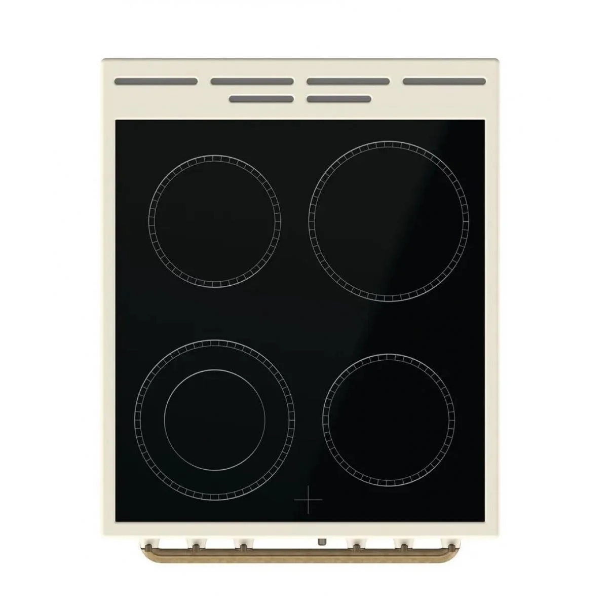 Плита электрическая Gorenje GECS5B70CLI бежевый, конфорок 4 электрических, духовка 70 л, 50 см x 85 см x 59.4 см