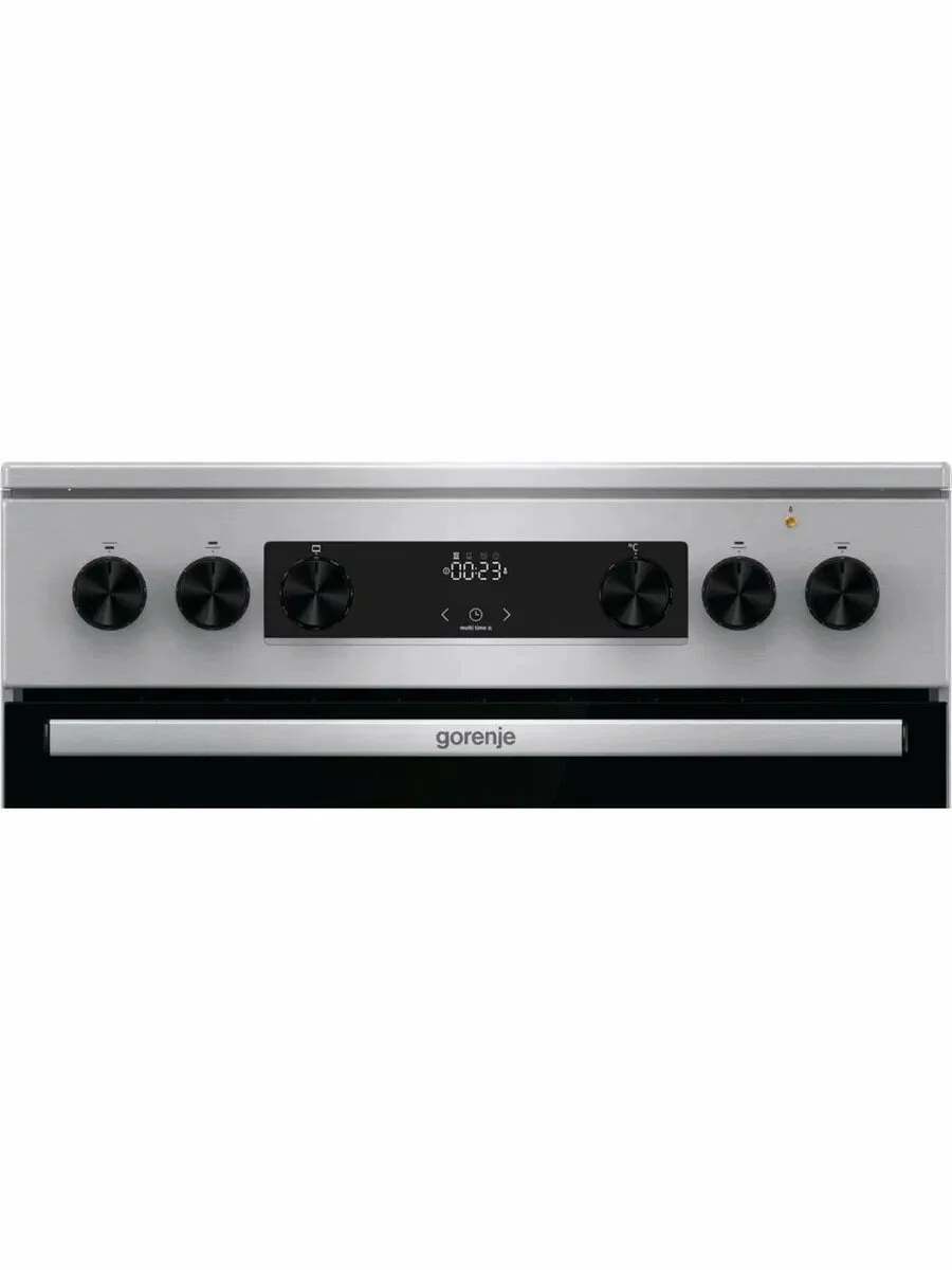 Плита электрическая Gorenje GECS6C70XC серебристый, конфорок 4 электрических, духовка 71 л, 60 см x 85 см x 60 см