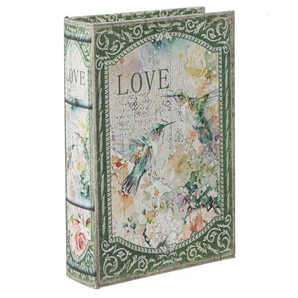 Шкатулка-книга с кодовым замком, L16 W5 H24 см