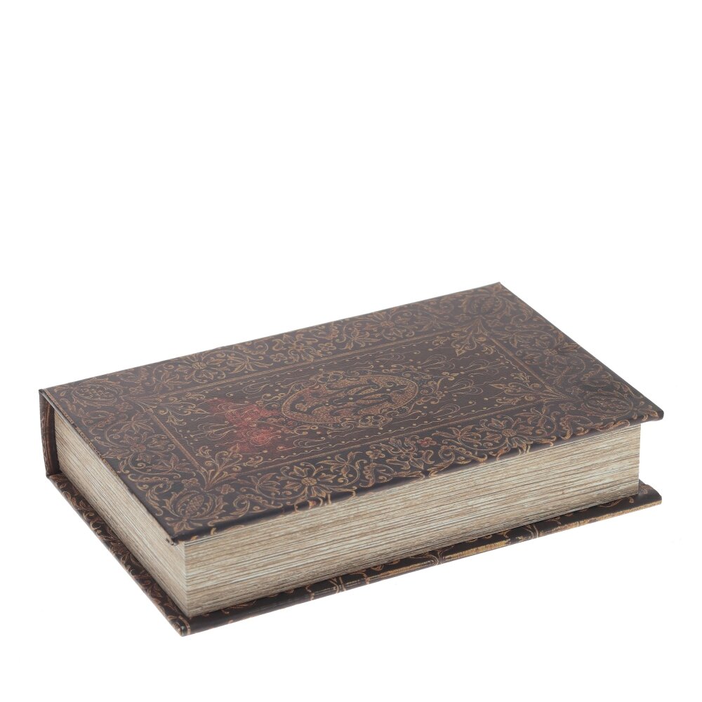 Шкатулка-книга сейф, L15,5 W5 H24 см