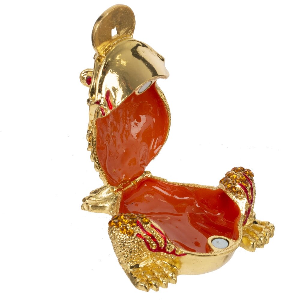 Шкатулка "Денежная лягушка", L8 W6,5 H3,5 см