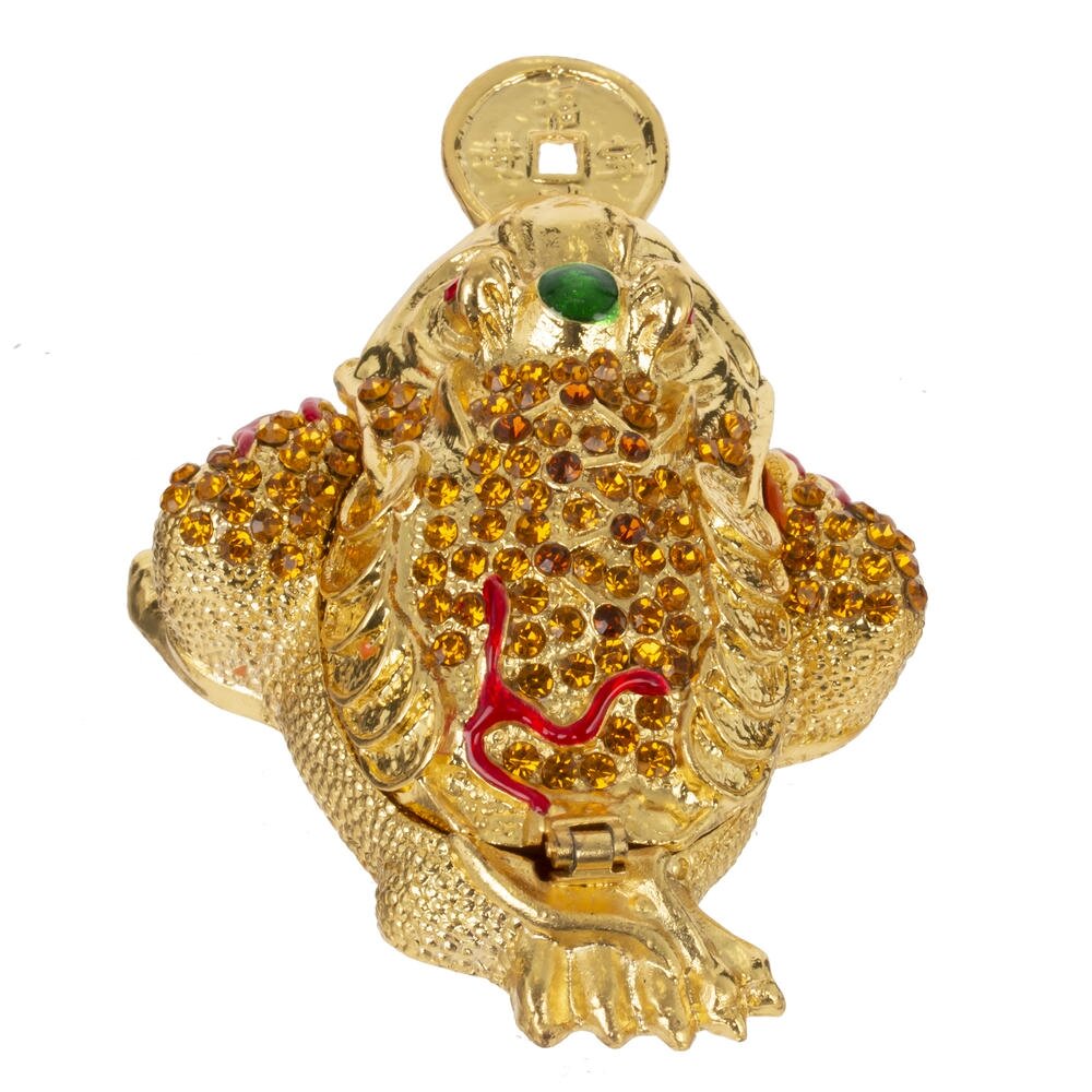 Шкатулка "Денежная лягушка", L8 W6,5 H3,5 см