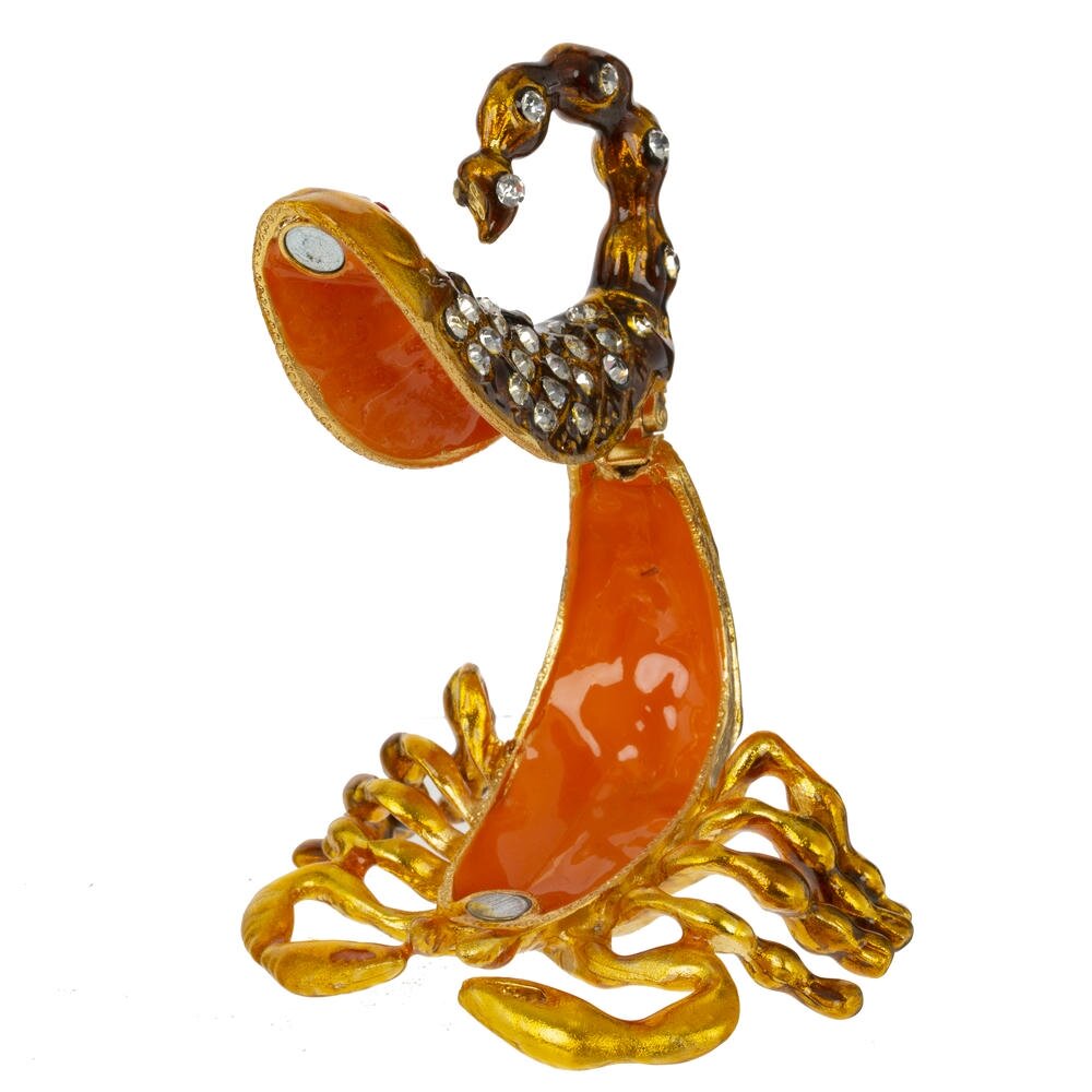 Шкатулка "Скорпион", L6,5 W5 H5,5 см