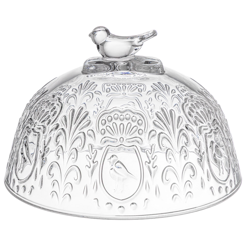 БЛЮДО "GARDEN" С КРЫШКОЙ НА НОЖКЕ 20*22 СМ