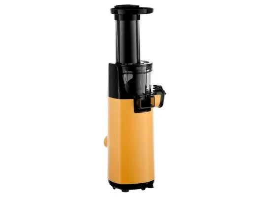 Соковыжималка BRAYER BR1706YE шнековая, 130 Вт, рев, диам 45 мм,рез.для сок 0,6л, рез для мяк 0,45л