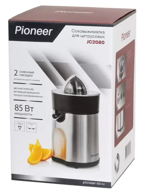 Соковыжималка Pioneer JC2080 85 Вт, нерж. сталь