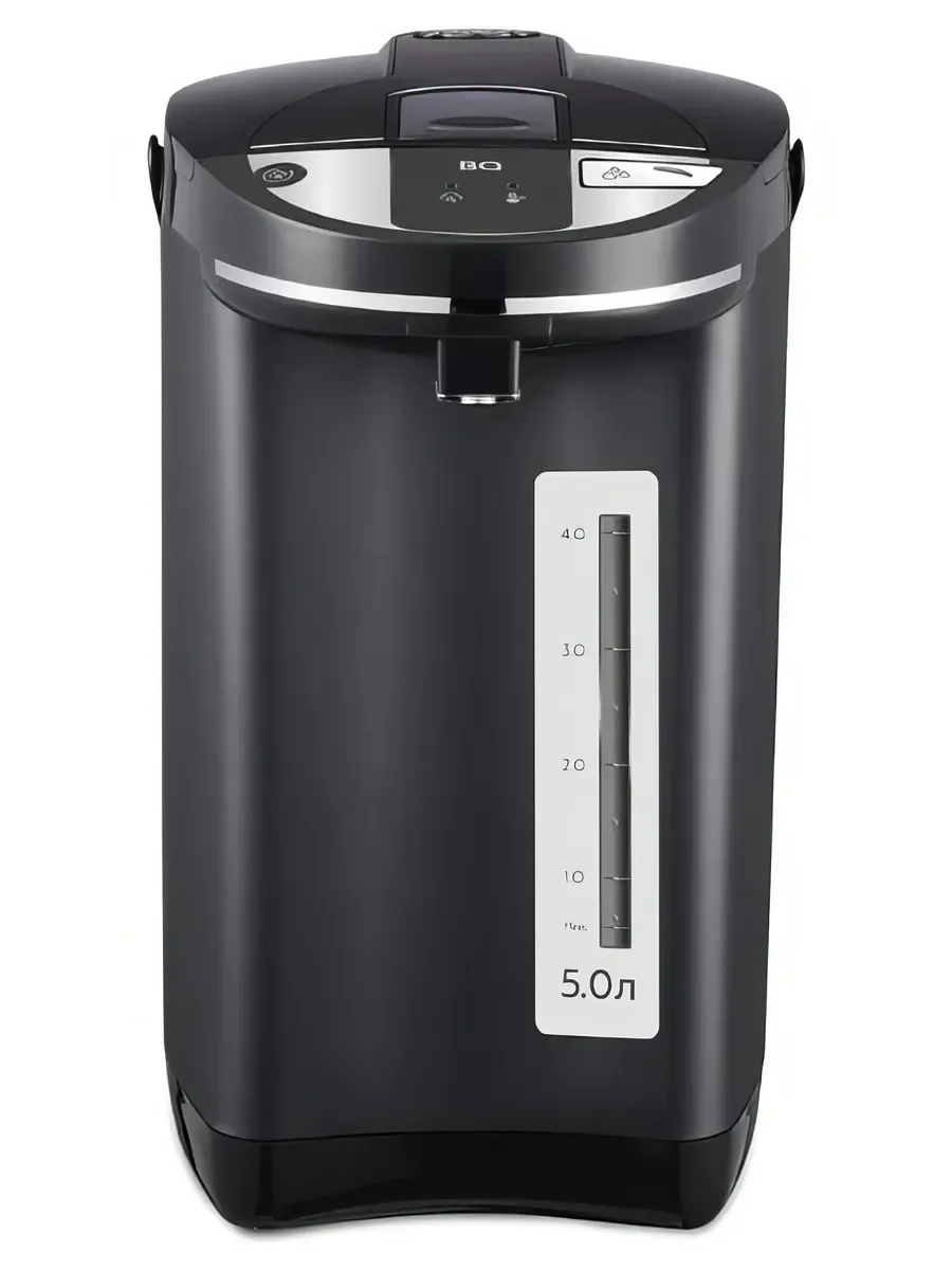 Эл,чайник-термос BQ TP531 Чёрный (900 Вт, 5,5л, нерж.сталь, насос)
