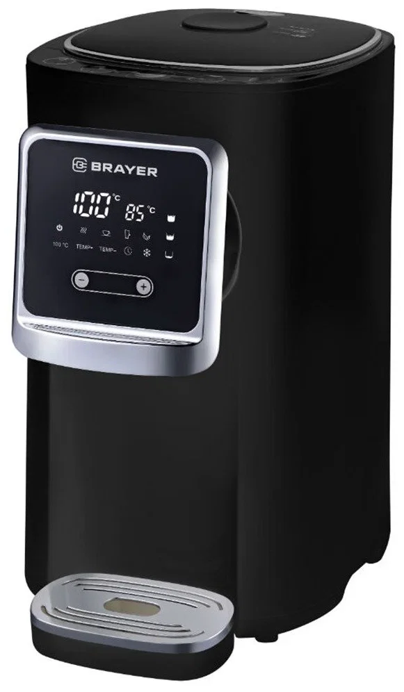 Эл,чайник-термос BRAYER BR1090, 1200 Вт, 5 л, LED-дисплей, поддерж.темп ,охлождение, блок
