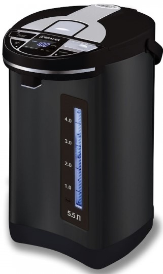 Эл,чайник-термос BRAYER BR1091 (1450 Вт, 5,5 л, 2 спос.подач.воды,LCD-дисп,поддерж.темп,блок)