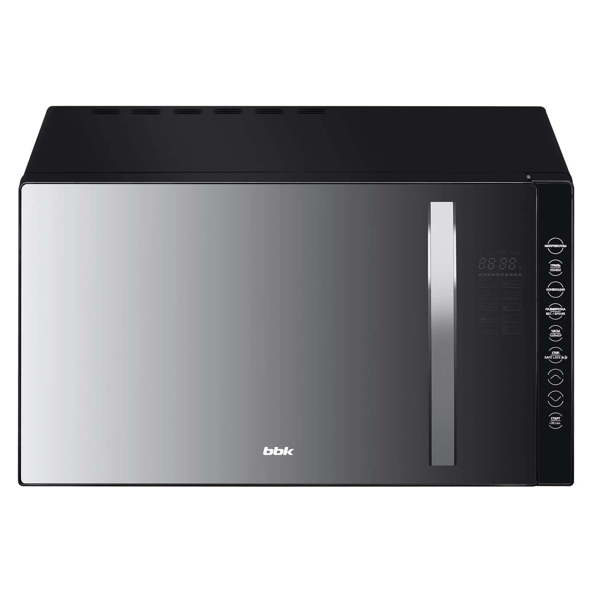 Микроволновая печь BBK 23MWC-881T/B-M черный, 23 л, 800 Вт, переключатели - сенсор
