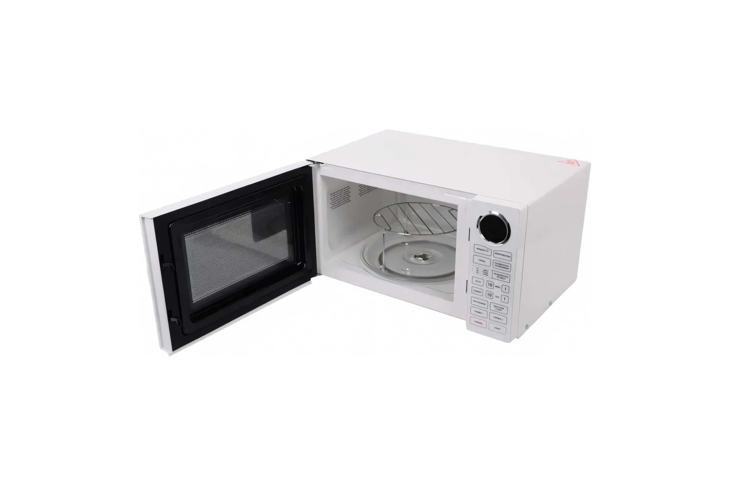 Микроволновая печь BBK 23MWG-930S/BW белый/черный, 23 л, 900 Вт, переключатели - сенсор