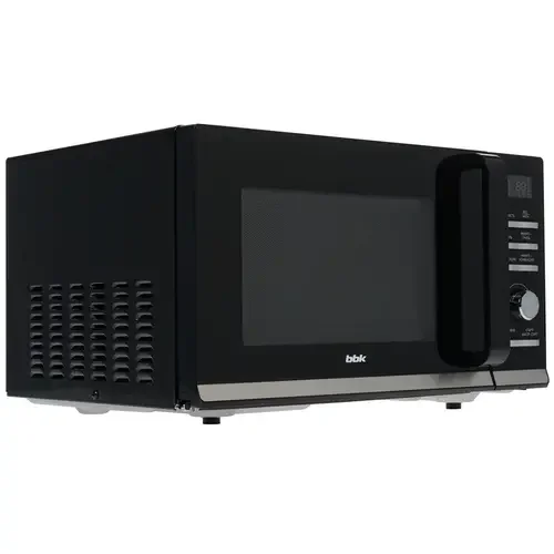 Микроволновая печь BBK 25MWC-991T/B черный/серебристый, 25 л, 900 Вт, переключатели - кнопки, поворотный механизм