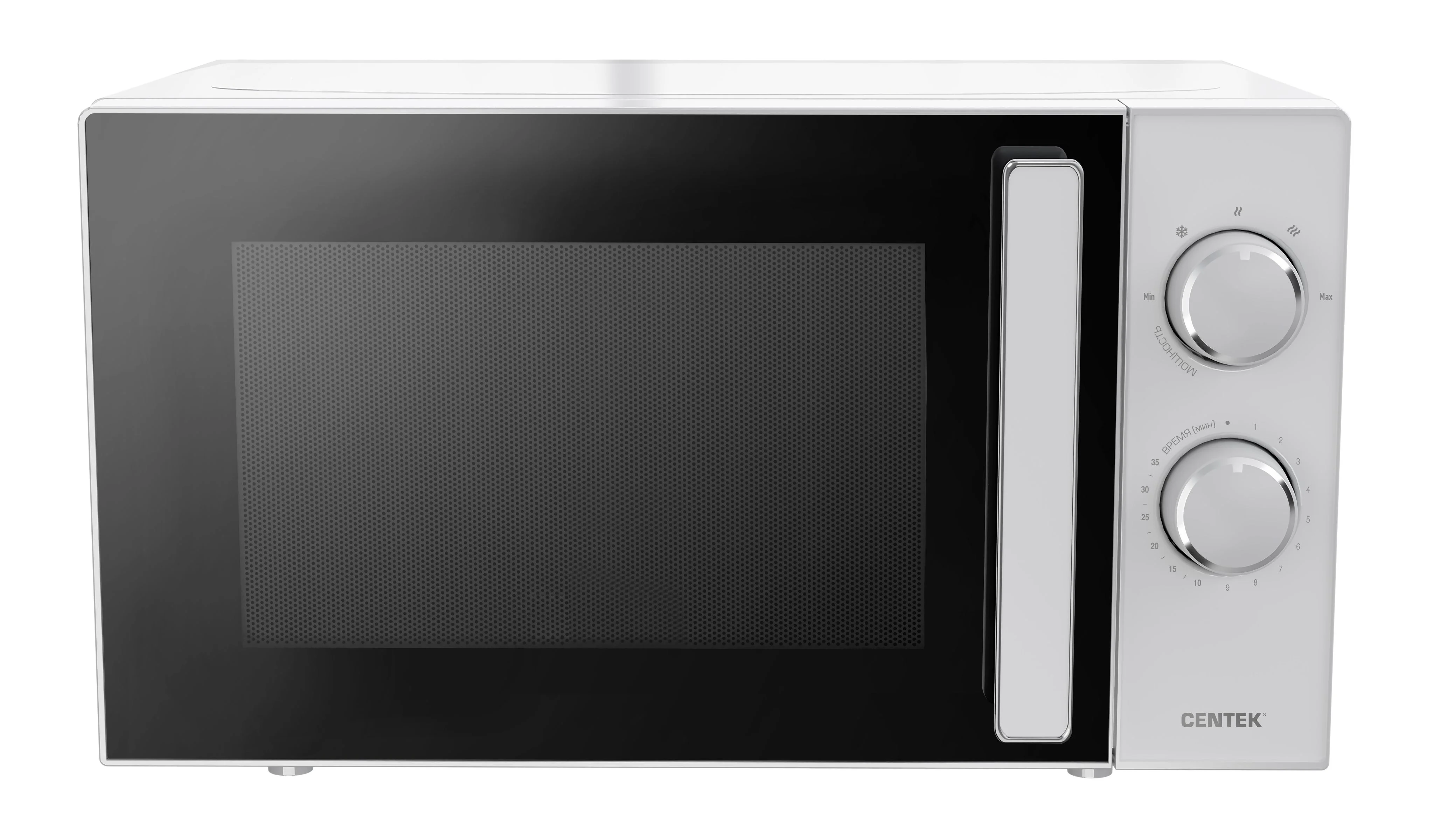 Микроволновая печь Centek CT-1560 белый, 20 л, 700 Вт, переключатели - поворотный механизм