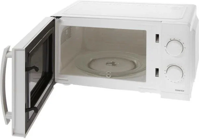 Микроволновая печь Centek CT-1571 белый, 20 л, 700 Вт, переключатели - поворотный механизм