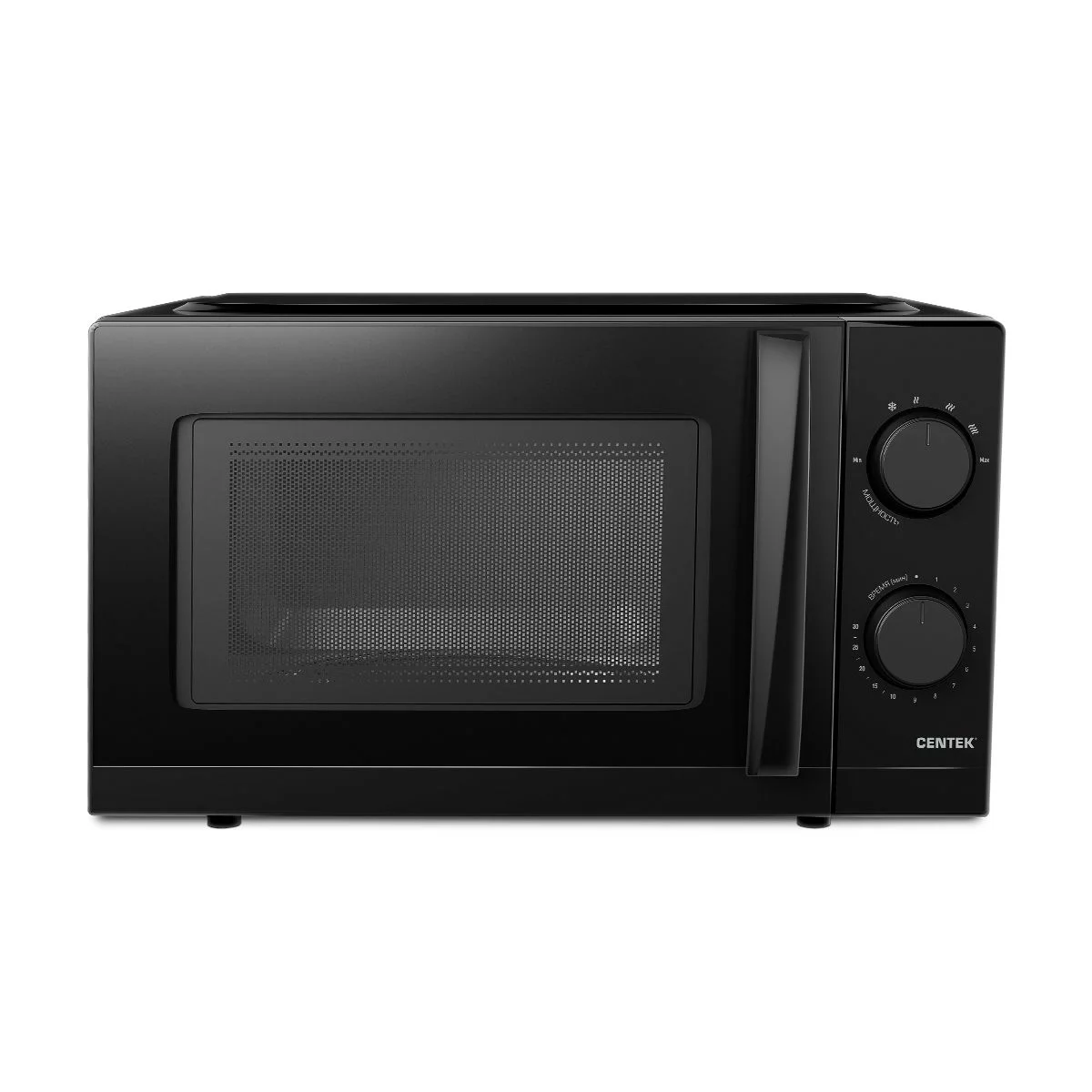 Микроволновая печь Centek CT-1571 черный, 20 л, 700 Вт, переключатели - поворотный механизм