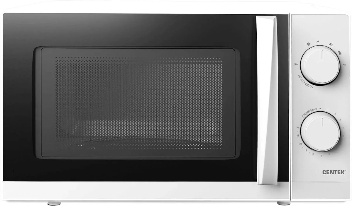 Микроволновая печь Centek CT-1571 черный, 20 л, 700 Вт, переключатели - поворотный механизм
