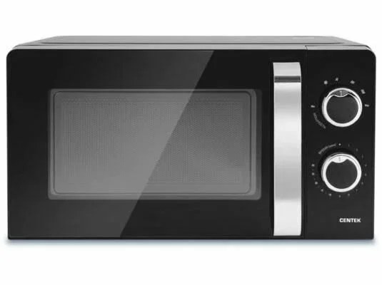 Микроволновая печь Centek CT-1575 черный, 20 л, 700 Вт, переключатели - поворотный механизм