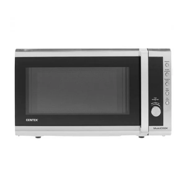Микроволновая печь Centek CT-1582 нержавеющая сталь, 20 л, 700 Вт, переключатели - кнопки, поворотный механизм