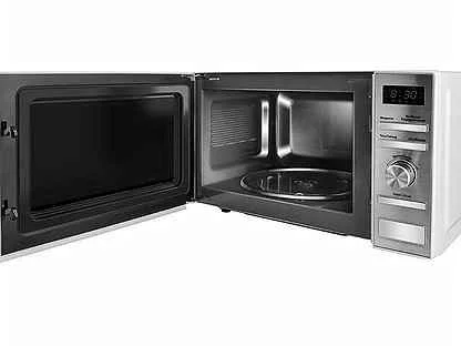 Микроволновая печь Centek CT-1586 серебристый, 20 л, 700 Вт, переключатели - кнопки, поворотный механизм