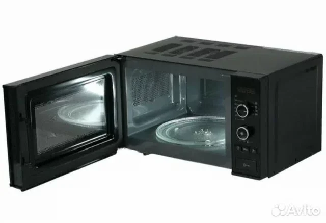 Микроволновая печь Hyundai HYM-D3032 черный, 20 л, 700 Вт, переключатели - кнопки, поворотный механизм