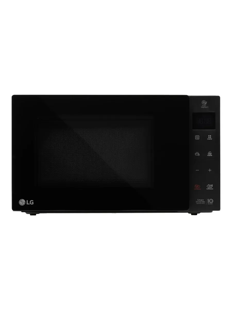 Микроволновая печь LG MW23R35GIB инвертор, черный, 23 л, 1000 Вт, переключатели - сенсор