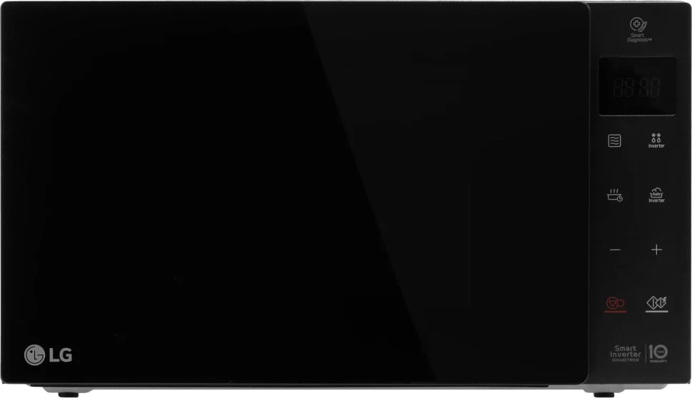 Микроволновая печь LG MW25R35GIS черный, 25 л, 1000 Вт, переключатели - сенсор