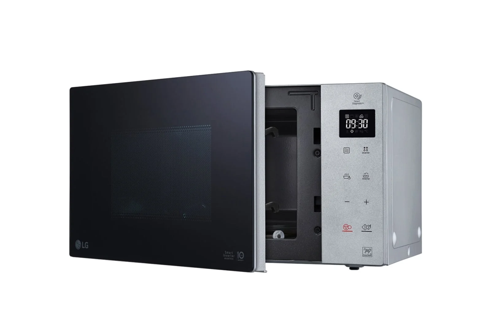 Микроволновая печь LG MW25R35GISL стальной/черный, 25 л, 1000 Вт, переключатели - сенсор