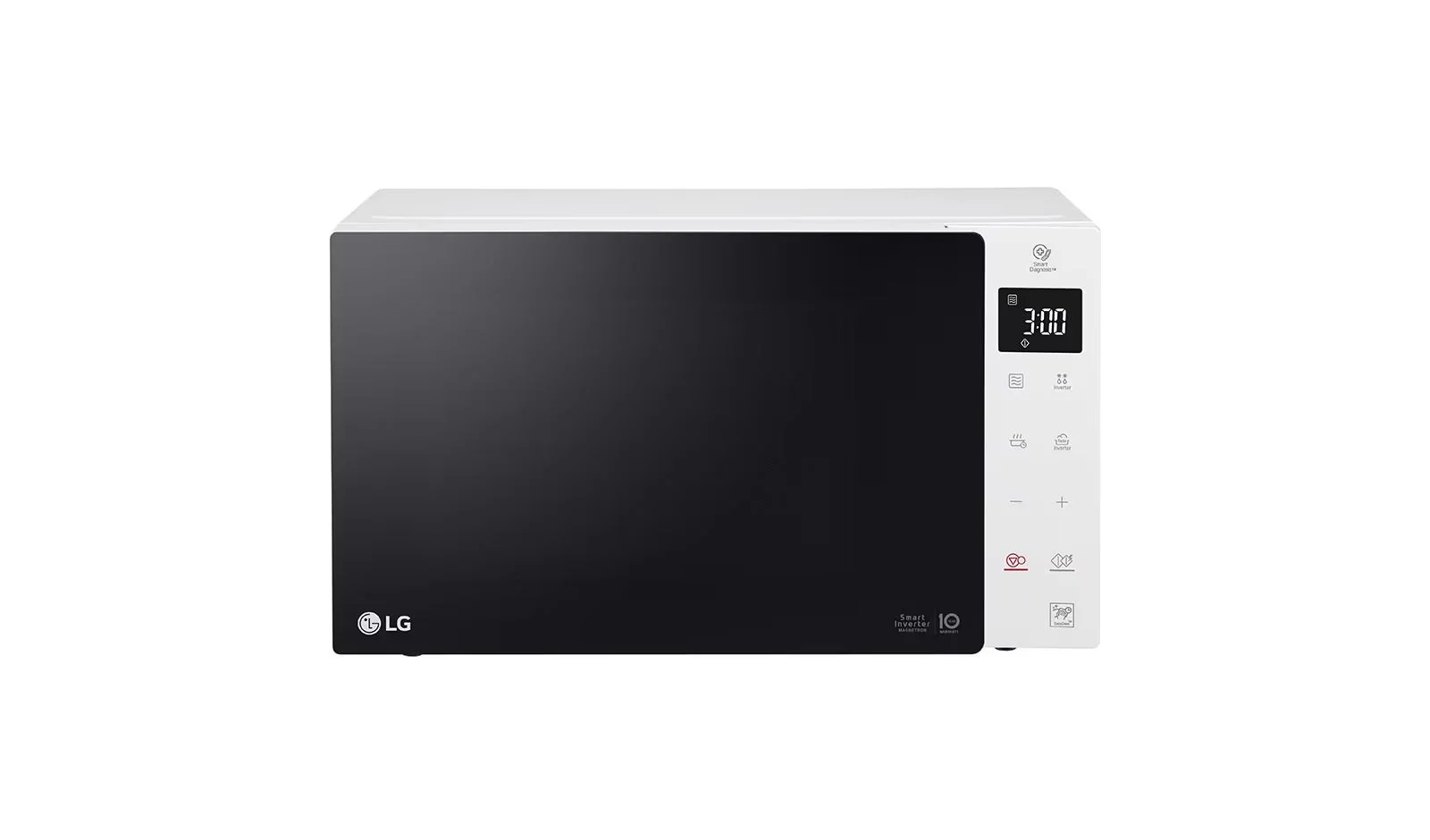 Микроволновая печь LG MW25R35GISW белый/черный, 25 л, 1000 Вт, переключатели - сенсор