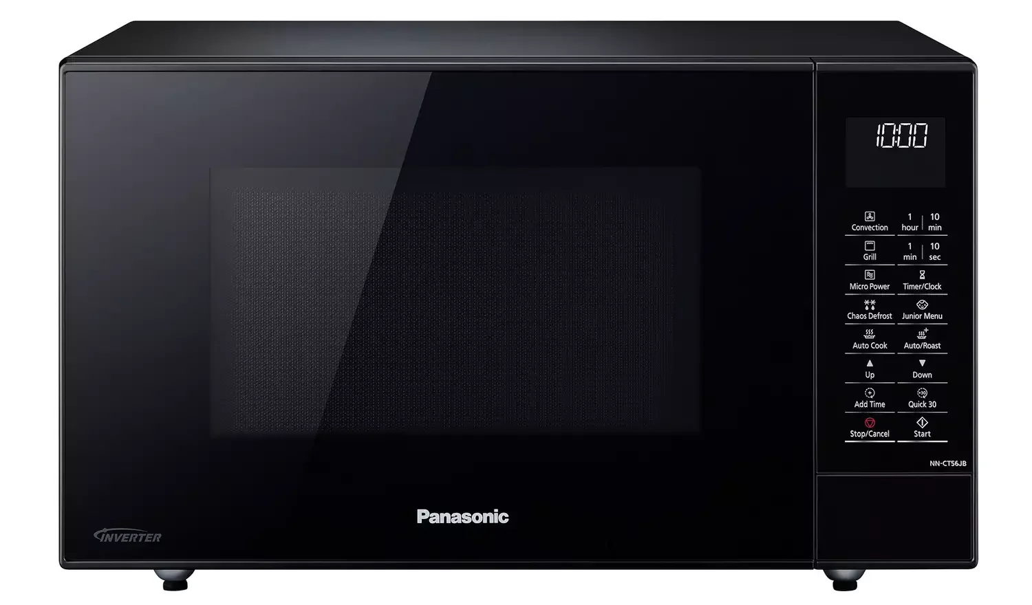 Микроволновая печь Panasonic NN-GD37HBZPE черный 23 л, 1000 Вт, переключатели - сенсор, поворотный механизм