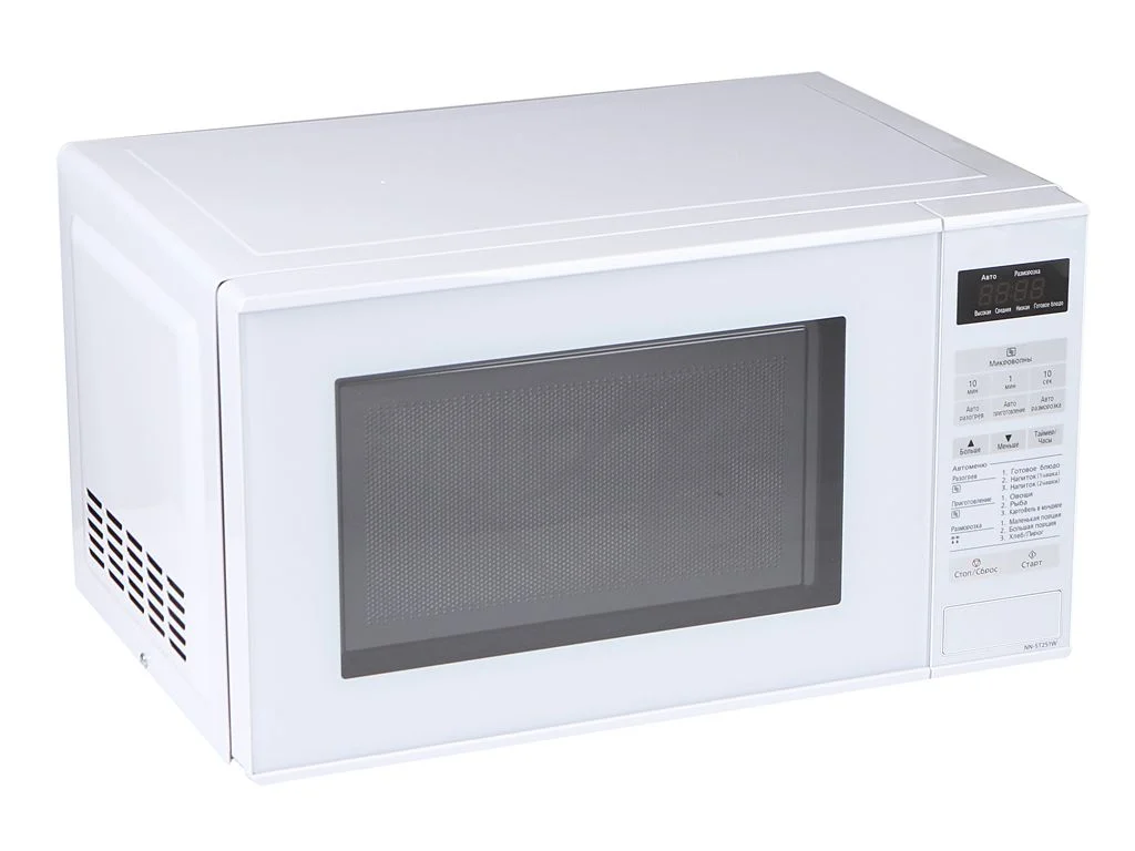 Микроволновая печь Panasonic NN-GT261WZPE белый, 20 л, 800 Вт, переключатели - сенсор