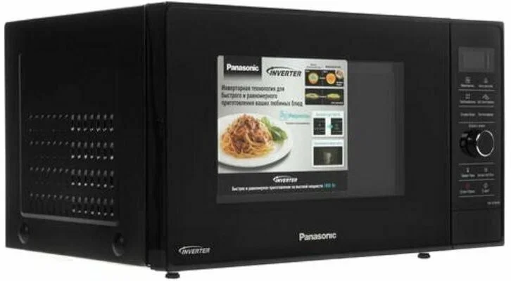 Микроволновая печь Panasonic NN-SD36HBZPE черный, 23 л, 1000 Вт, переключатели - сенсор, поворотный механизм