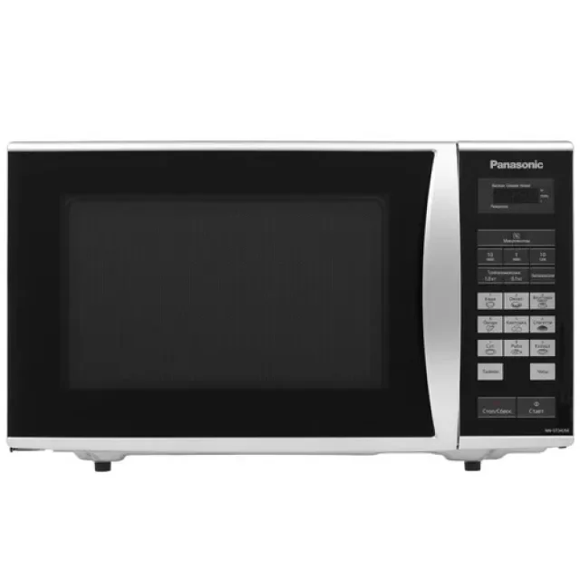 Микроволновая печь Panasonic NN-ST342MZPE серебристый, 25 л, 800 Вт, переключатели - сенсор