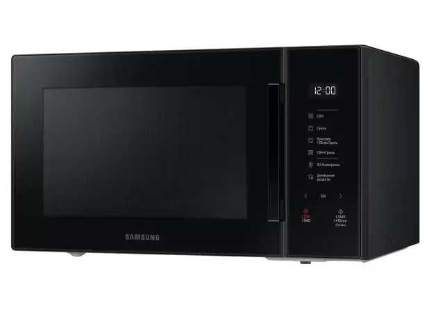 Микроволновая печь Samsung MG30T5018AK/BW черный, 30 л, 900 Вт, переключатели - сенсор